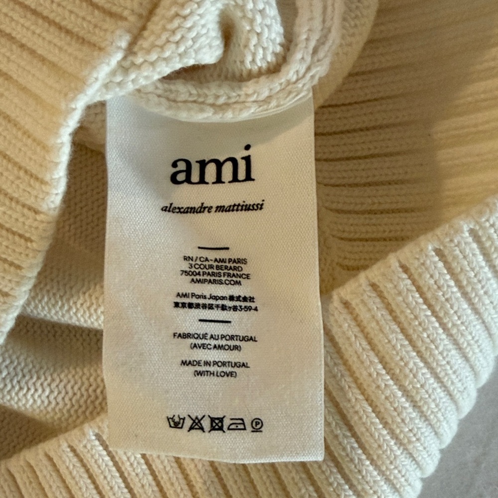 Men Ami Sweater White - Picture 4 of 5